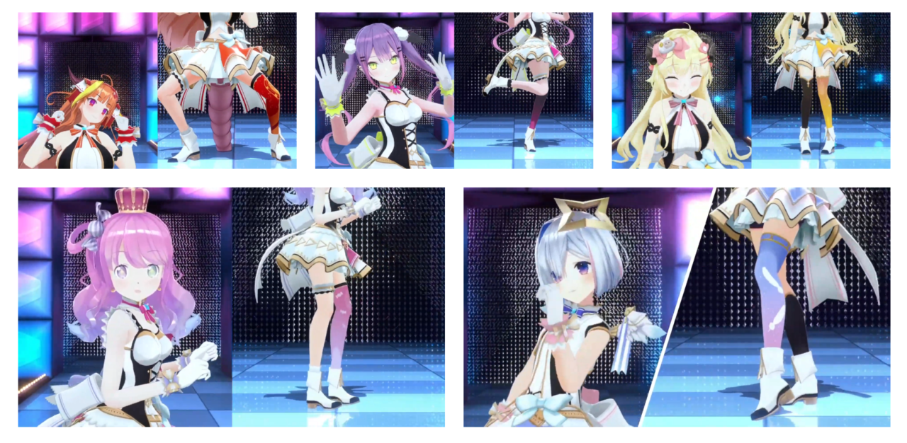 ホロふぉーす​アイドル衣装​​ 】アイドル衣装お披露目動画を同時