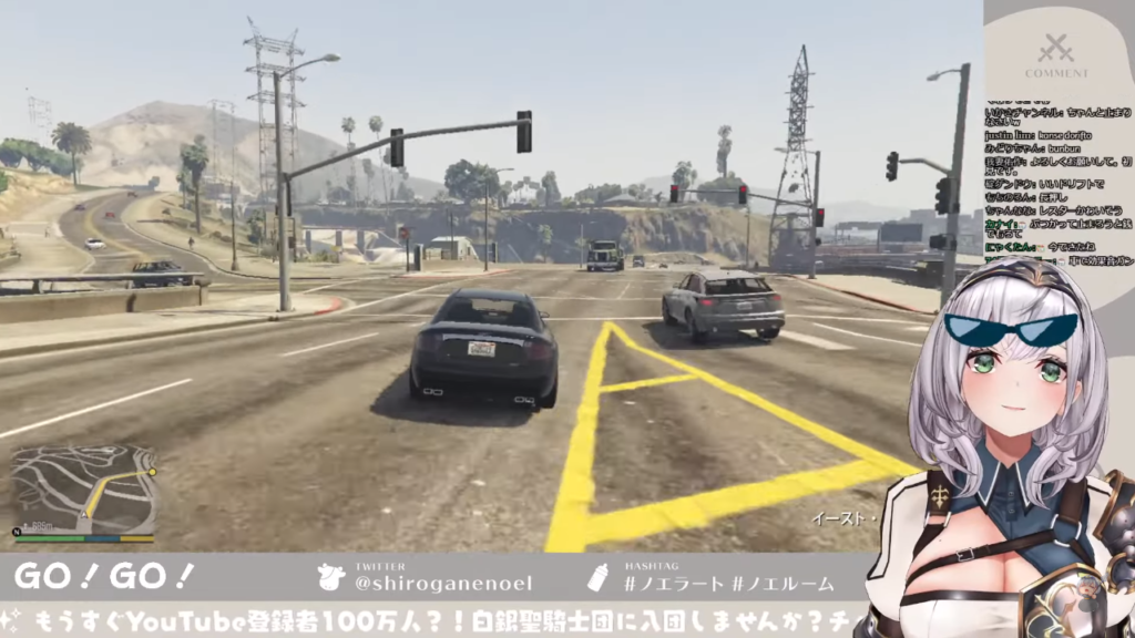 86df2fb829c6474225db85c47e05ca83 1 #03【GTAV】Drive safely while watching the MAP💡MAP見ながら安全運転！【白銀ノエル/ホロライブ】