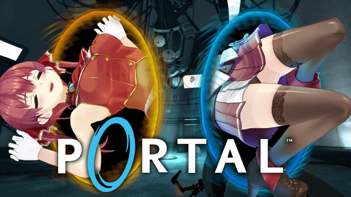 【Portal】謎の施設から抜け出せ！知育のマリンをなめるな【ホロライブ/宝鐘マリン】