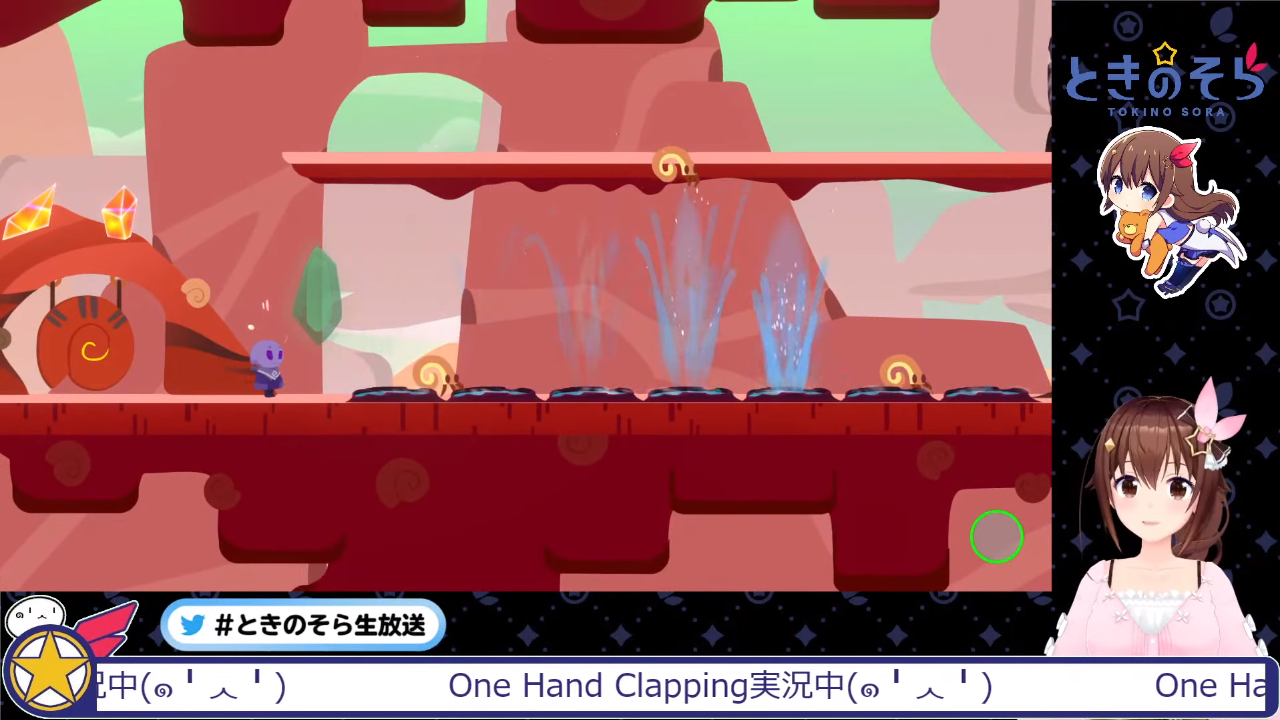 787d45a131787bc86155b54d4486d48a 【One Hand Clapping】声の力で世界を変えていくゲームがあるらしい【#ときのそら生放送】