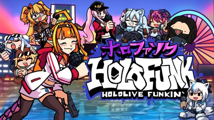 HoloFunk (Hololive Funkin) (Weeks 1~ 4)  Friday Night Funkin Mod 可愛いキャラのホロライブが音ゲーに！！
