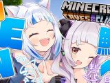 【Minecraft】ハバ卒EnglishでEN鯖へ！！with Gura！【ホロライブ/紫咲シオン】