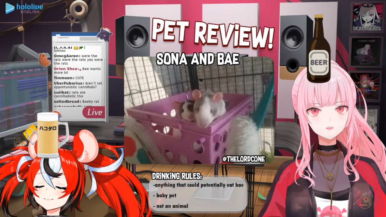 2597c2d2a739cf50ac8df9cf11d1dddb パス太郎デビュー！！【PET REVIEW】Drinking and Checking Out Your Cute Friends! with Baelz Hakos #baecalliopetreview
