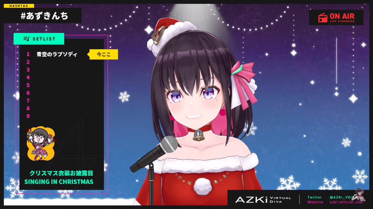 94abf0ee414388e9987fee4ad44ac920 【復活！歌枠】クリスマス衣装お披露目 / SINGING in Christmas outfit!!!【#あずきんち】