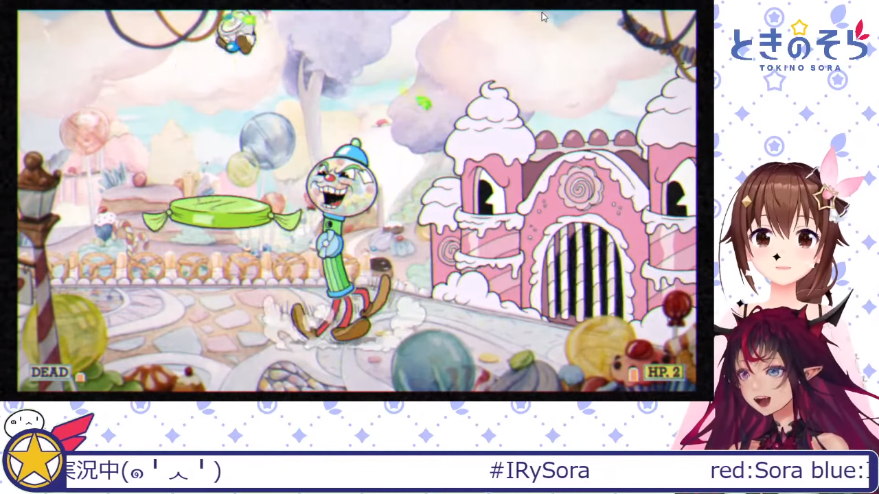 e494279a49765bcbbbd7f8849b19bcb0 【Cuphead】Sora＆IRyS collaboration【#IRySora/ときのそら/IRyS】