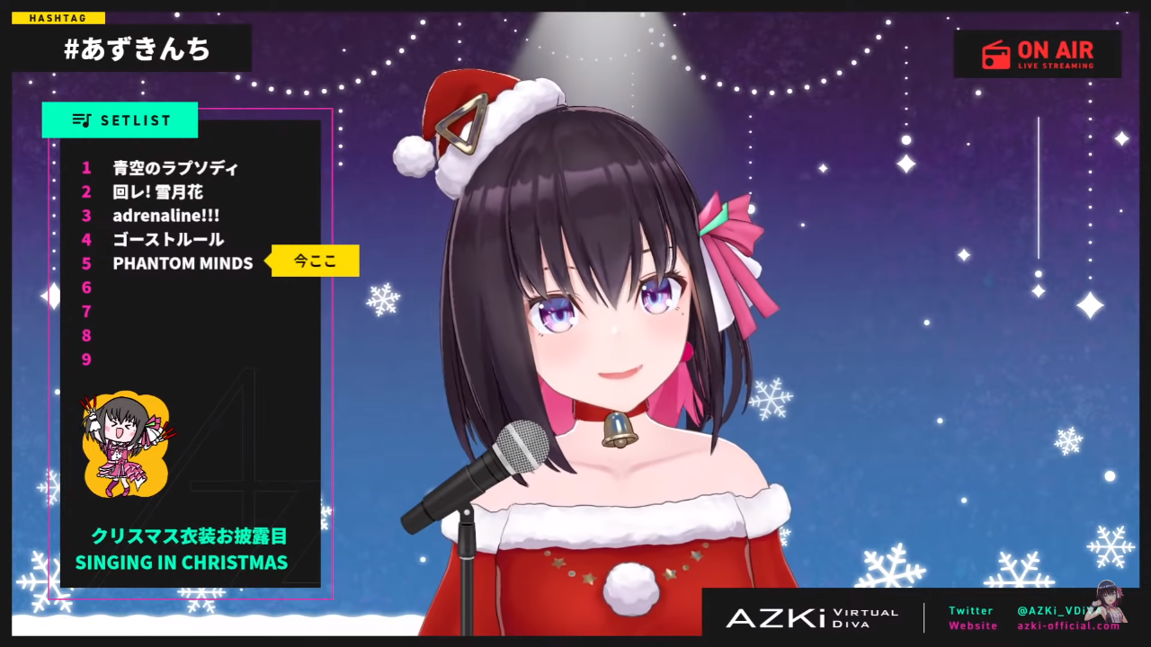 ee6d2c7cd5e427dab41b6c0c9d335166 【復活！歌枠】クリスマス衣装お披露目 / SINGING in Christmas outfit!!!【#あずきんち】