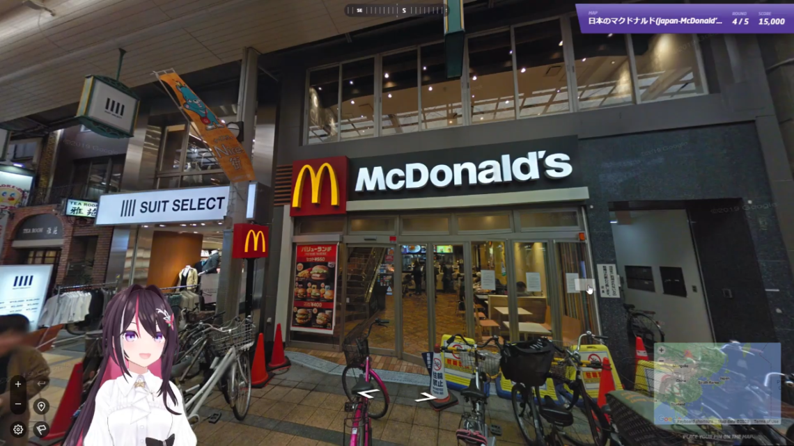 【プロゲッサーAZKi】ジオゲッサーで日本全国マクドナルドをゲスしていく！！マクゲッサーAZKi！？【あずきち】